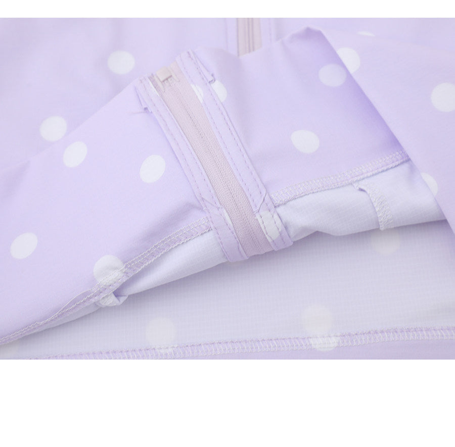 UPF50 Sun Protection Jacket — Polka Dot 3-Stripe