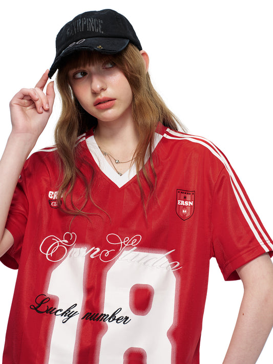 Lucky 18 Oversized Football Jersey