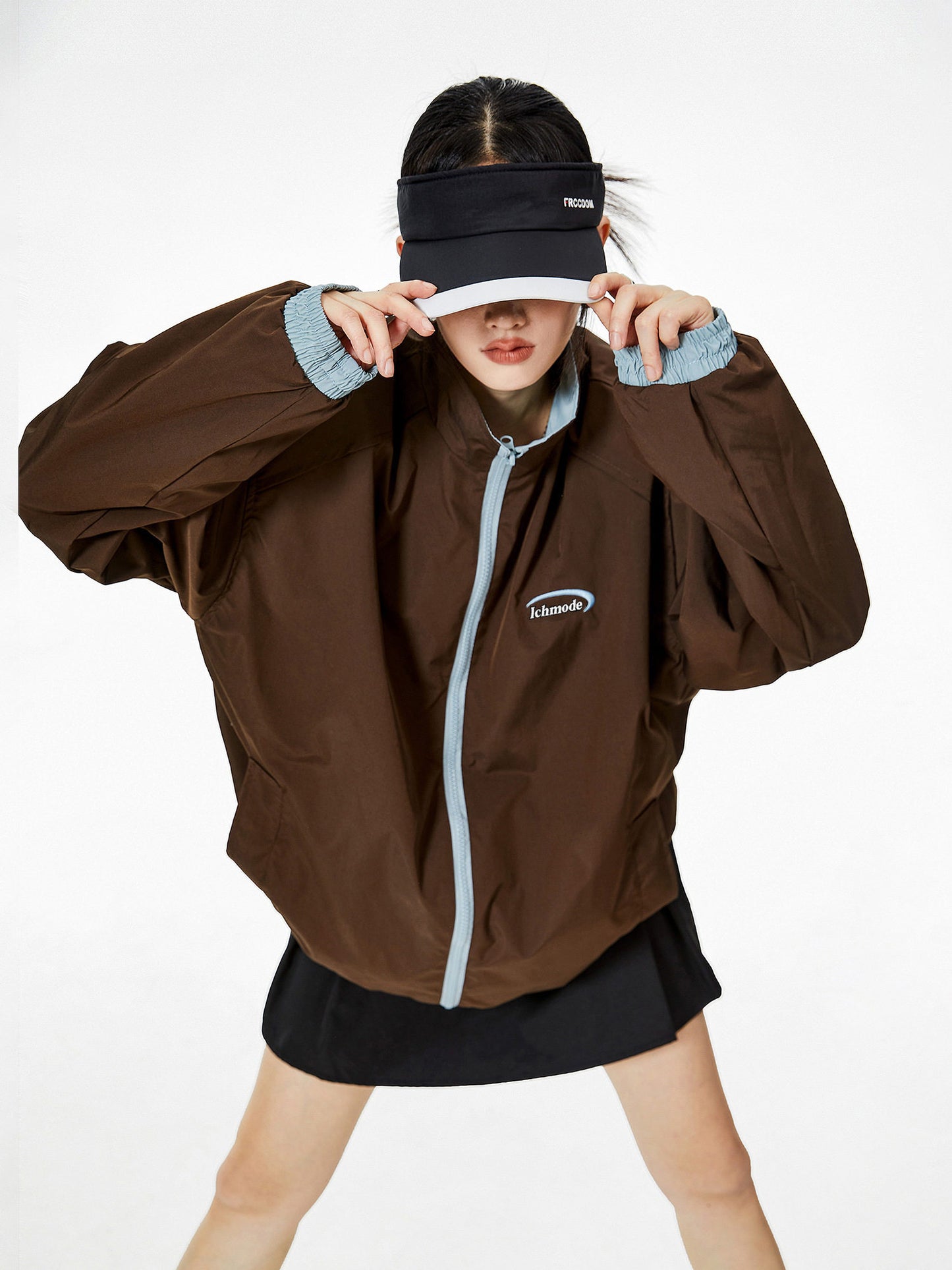 Reversible Nylon Stadium Jacket — 3-Stripe Embroidery