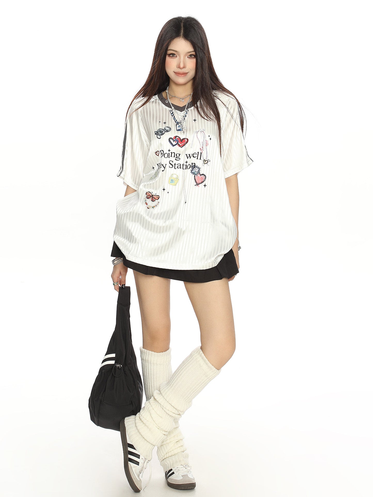 Doing Well Jersey Tee — Short Sleeve V-Neck