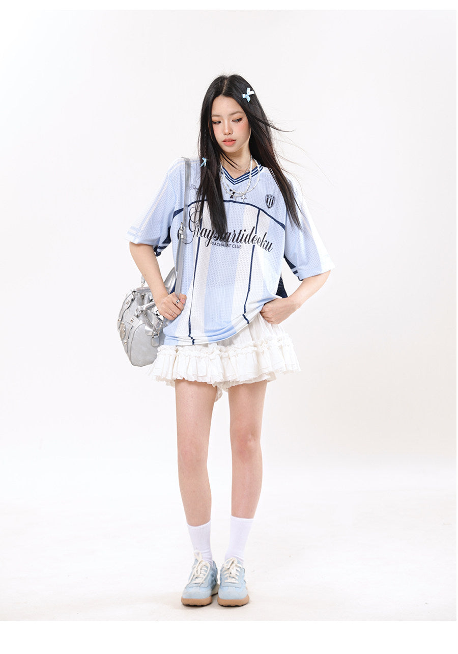 7 Mesh Jersey — Ballet Core V-Neck