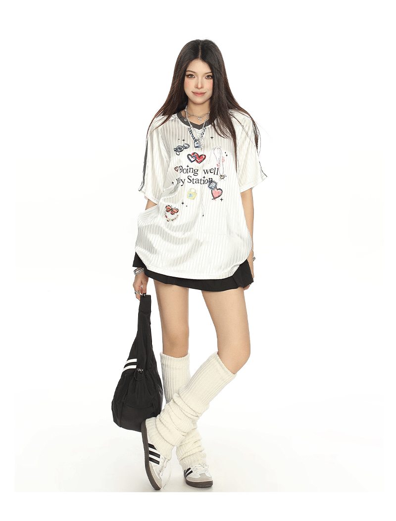 Doing Well Jersey Tee — Short Sleeve V-Neck