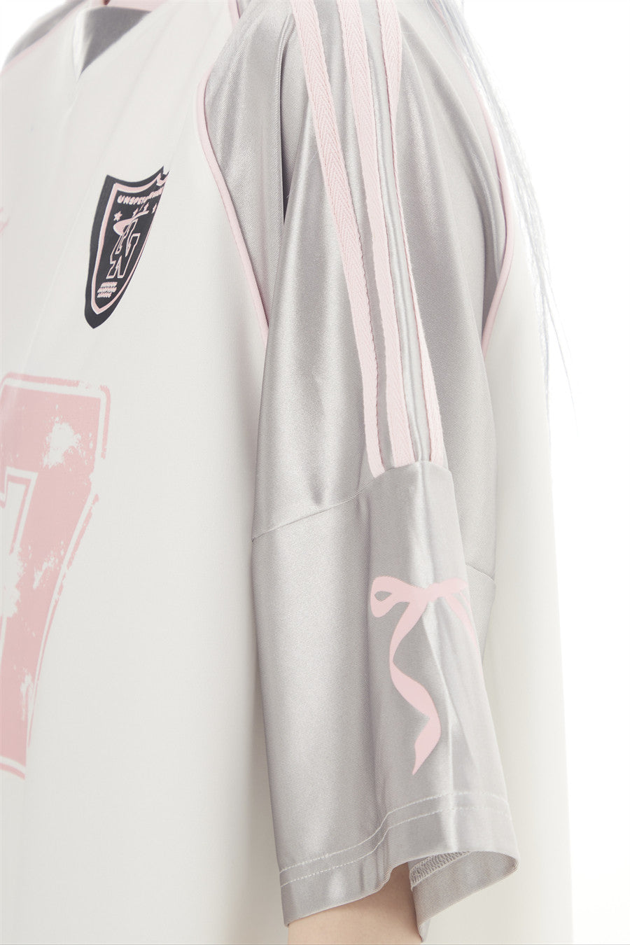 "07" Football-Trikot | Amekaji Girly Oversize T-Shirt