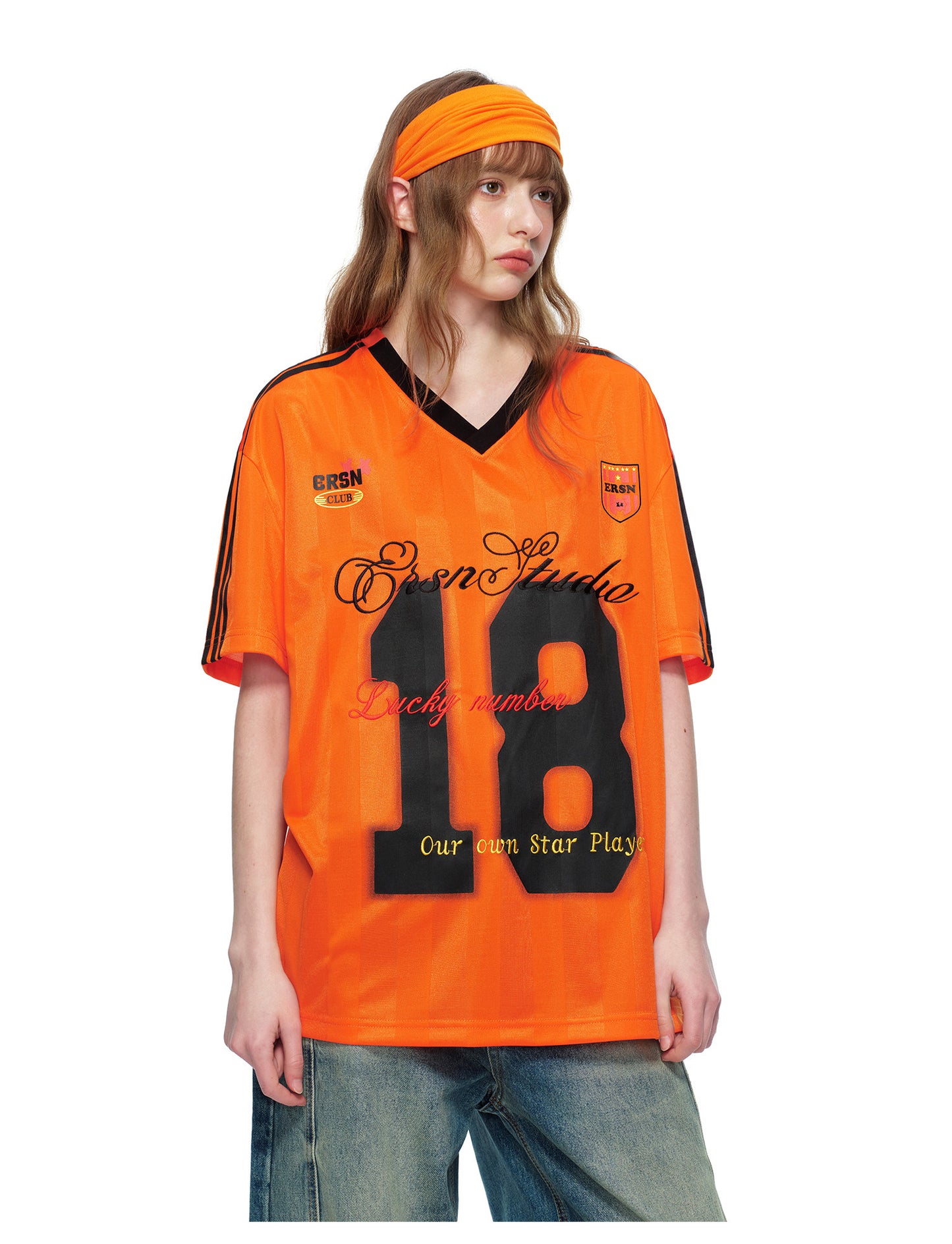 Lucky 18 Oversized Football Jersey