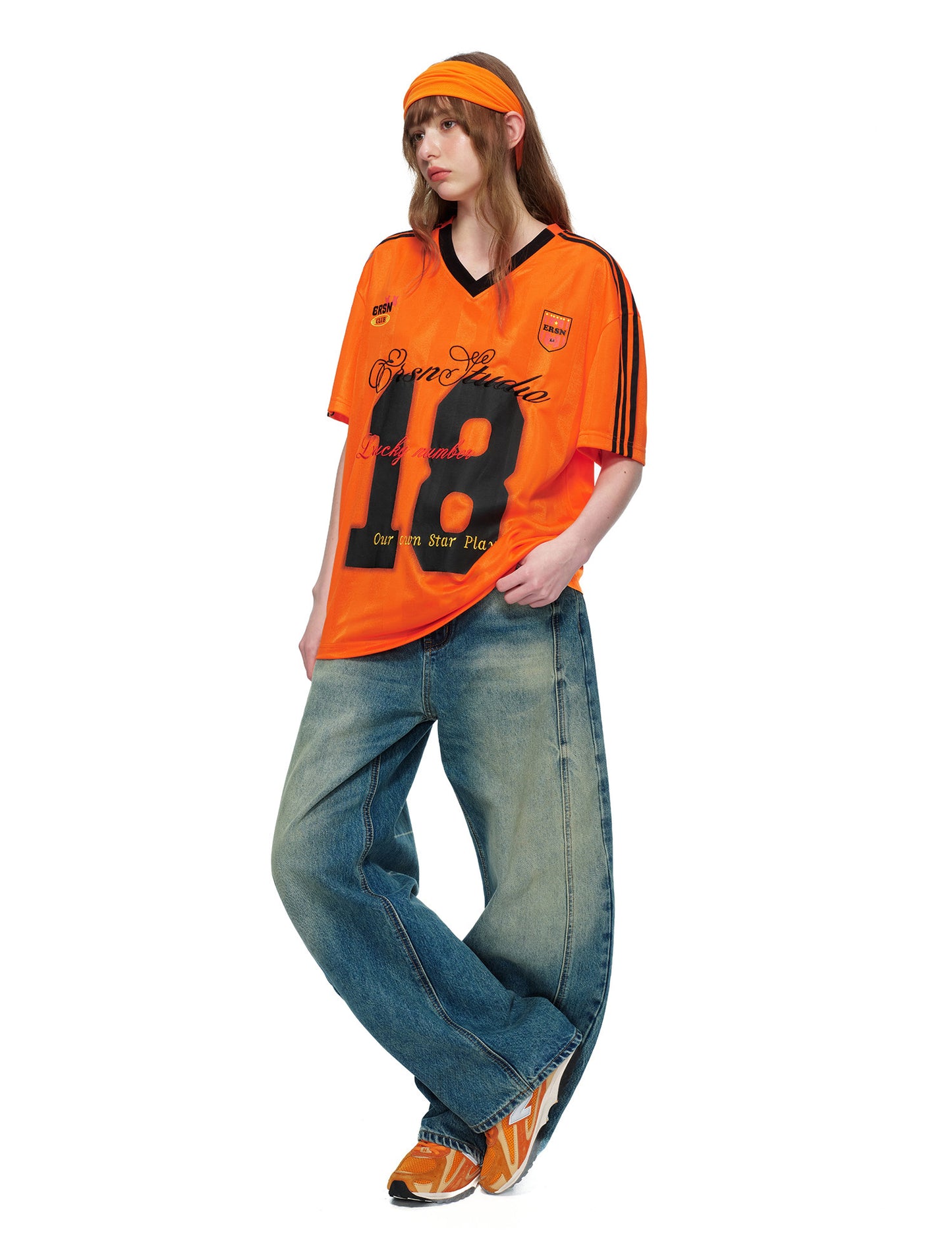 Lucky 18 Oversized Football Jersey