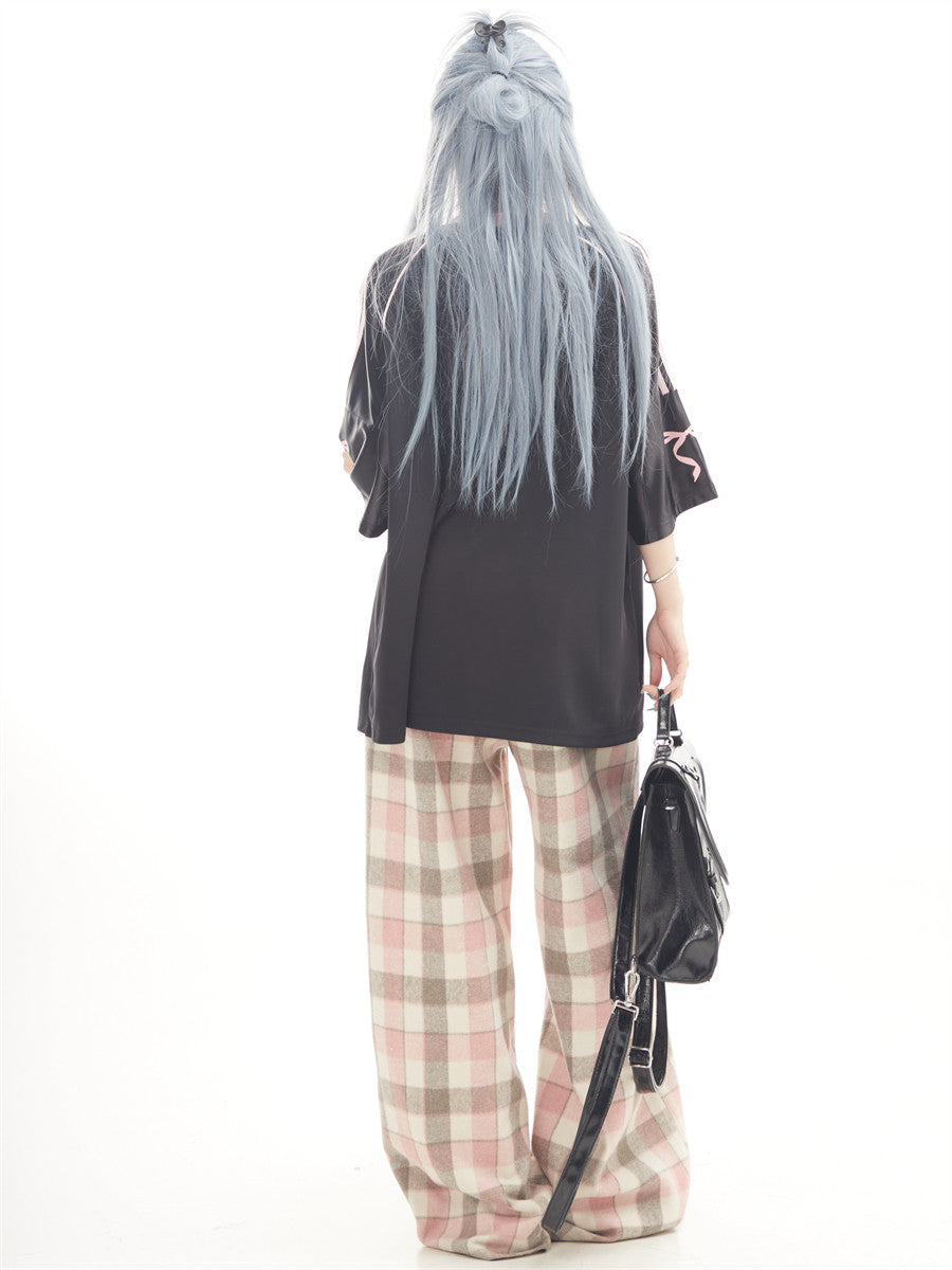 "07" Football-Trikot | Amekaji Girly Oversize T-Shirt