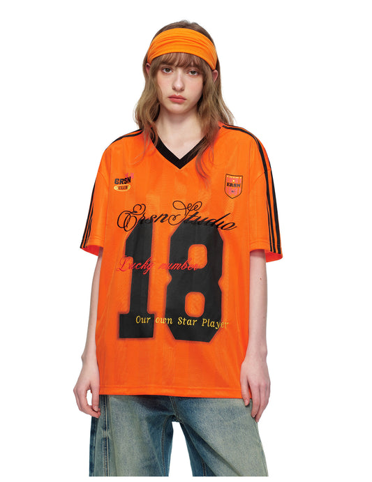 Lucky 18 Oversized Football Jersey