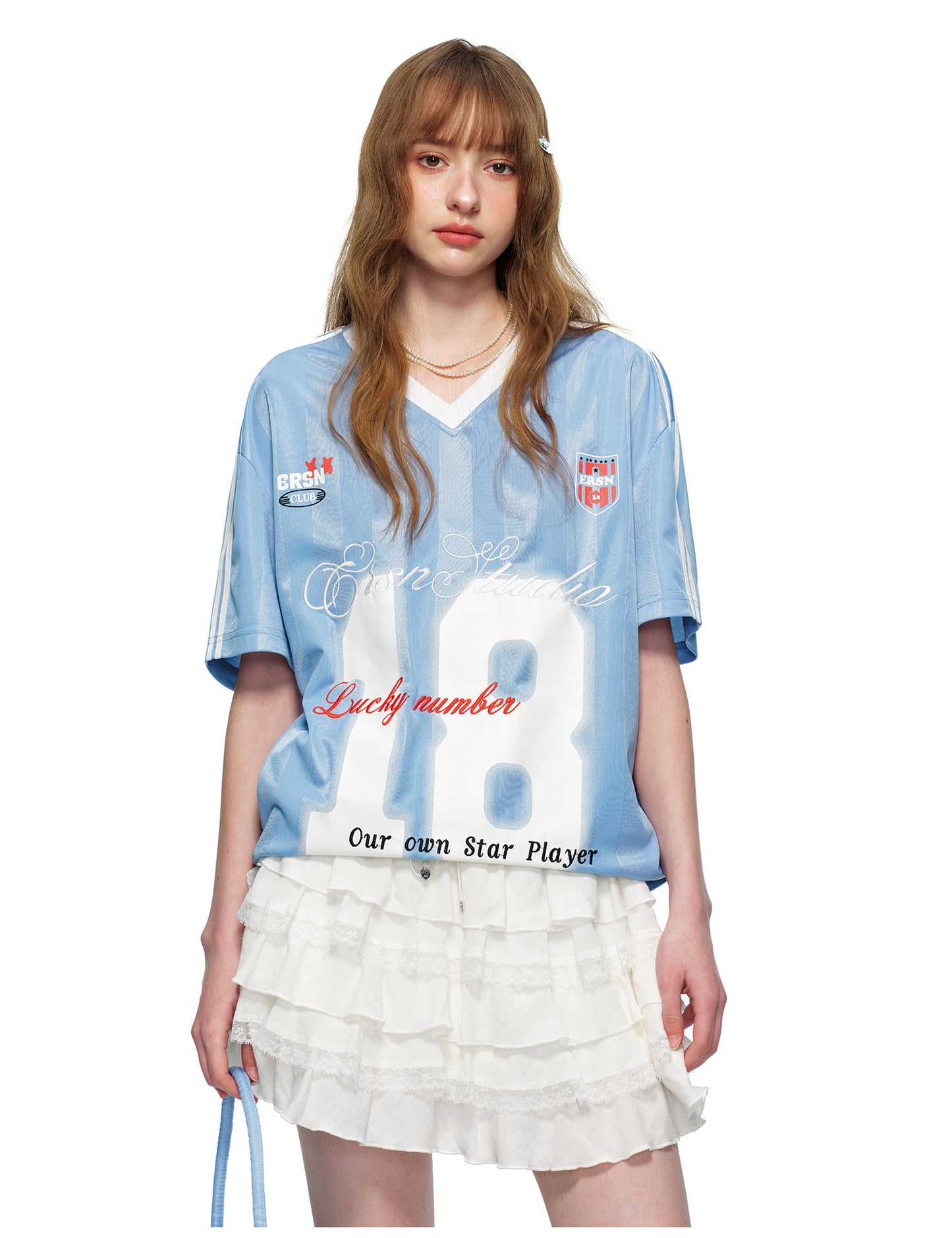 Lucky 18 Oversized Football Jersey