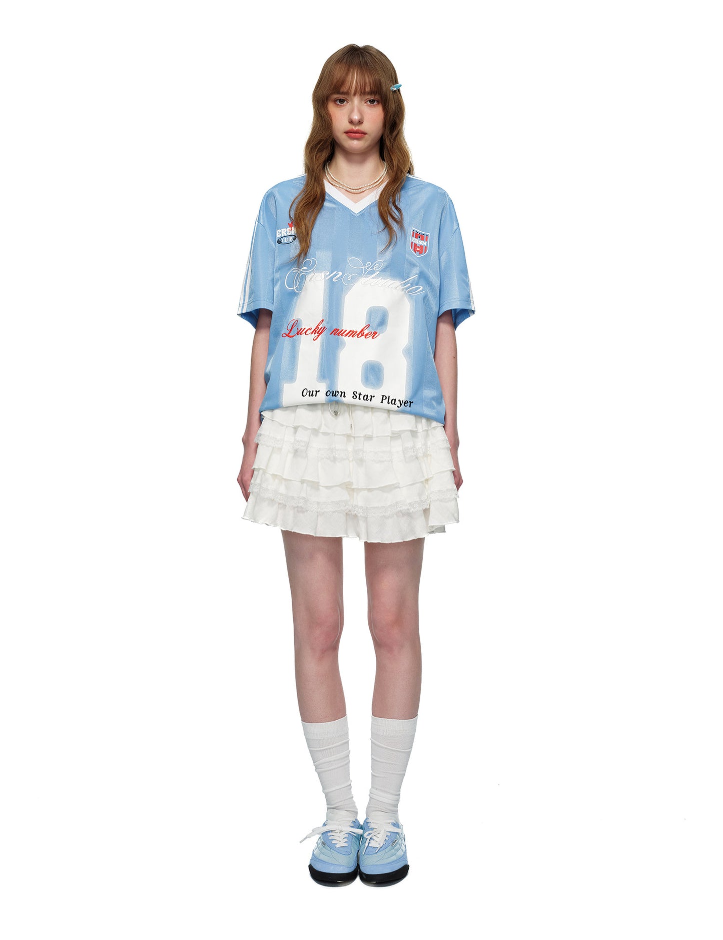Lucky 18 Oversized Football Jersey