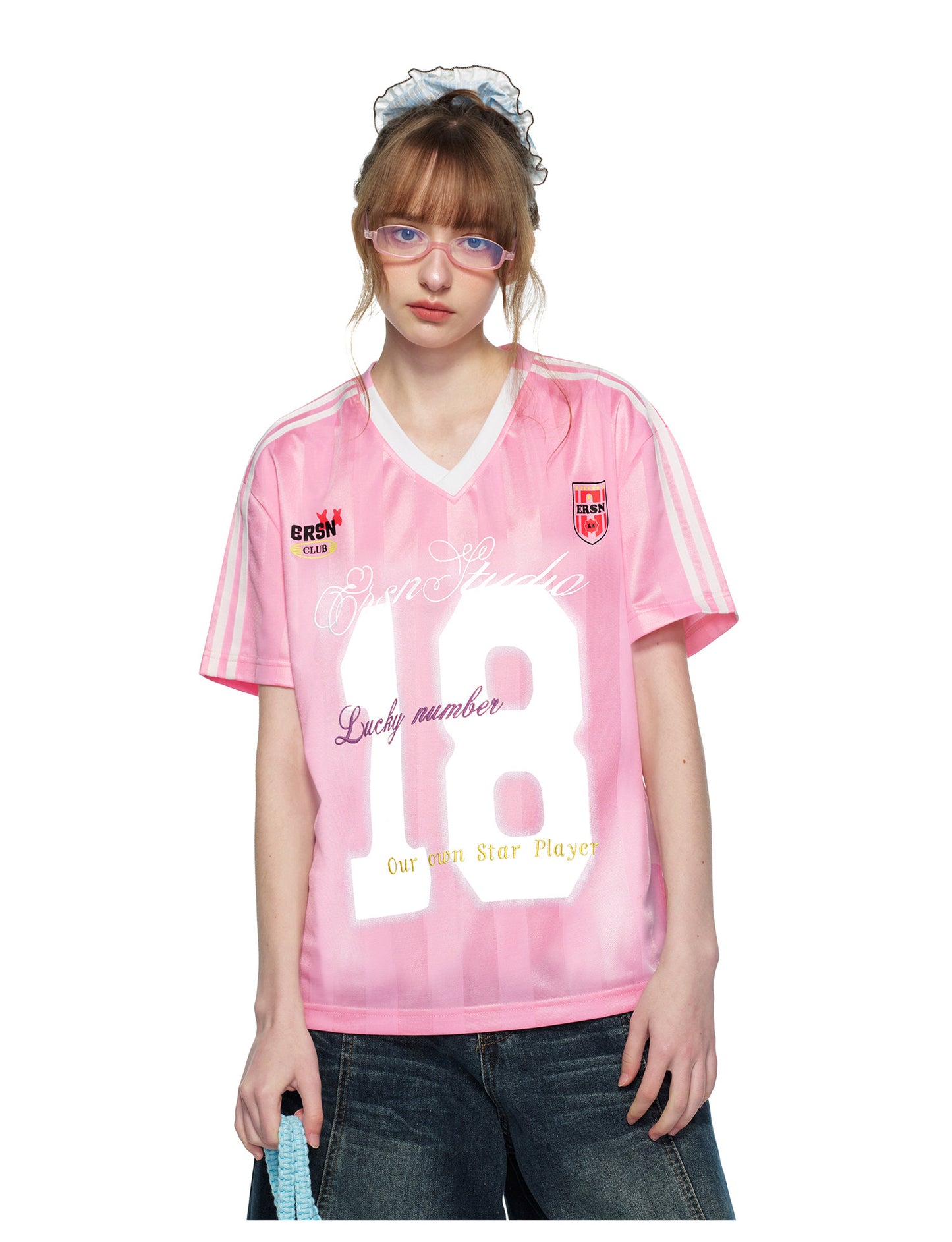 Lucky 18 Oversized Football Jersey