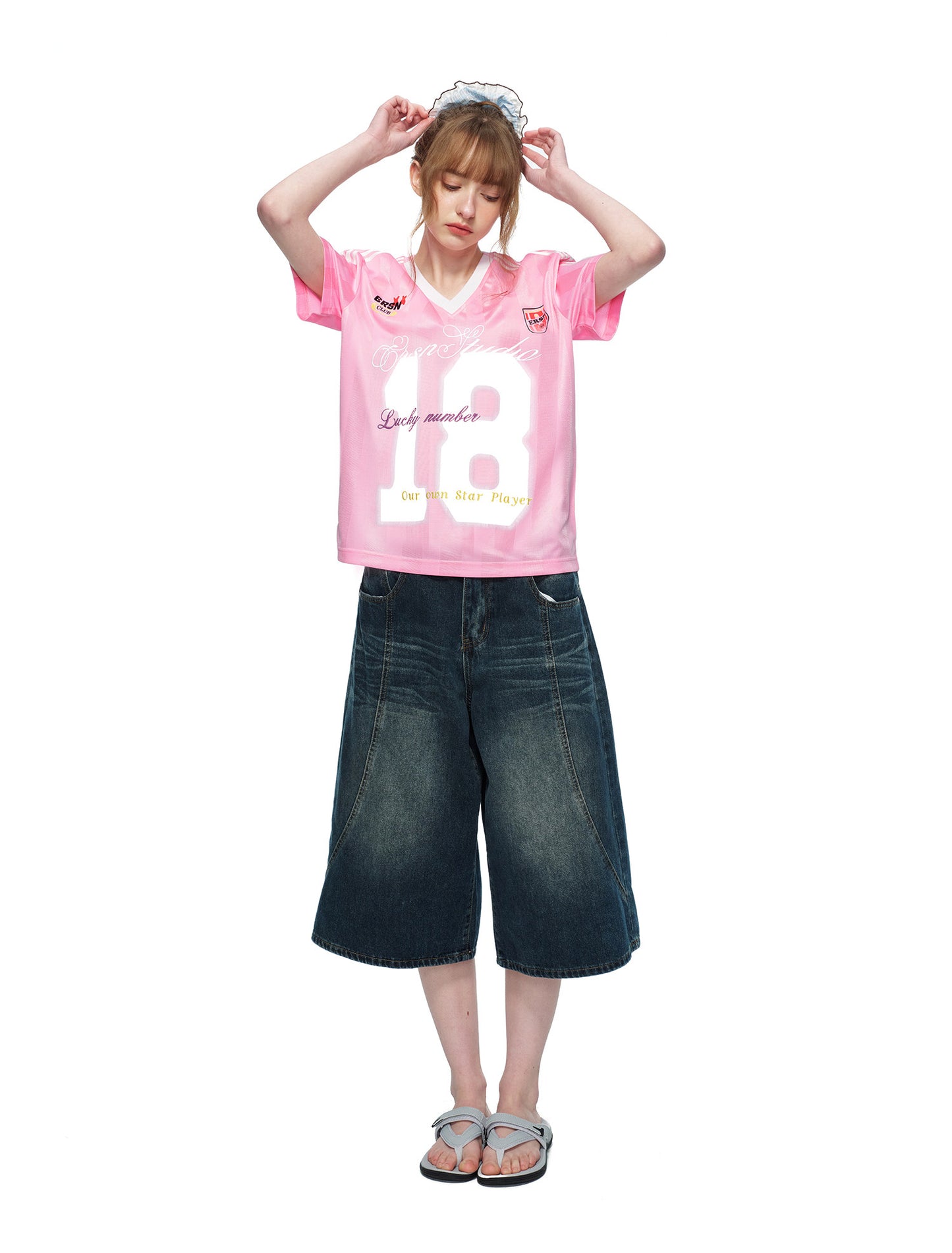 Lucky 18 Oversized Football Jersey