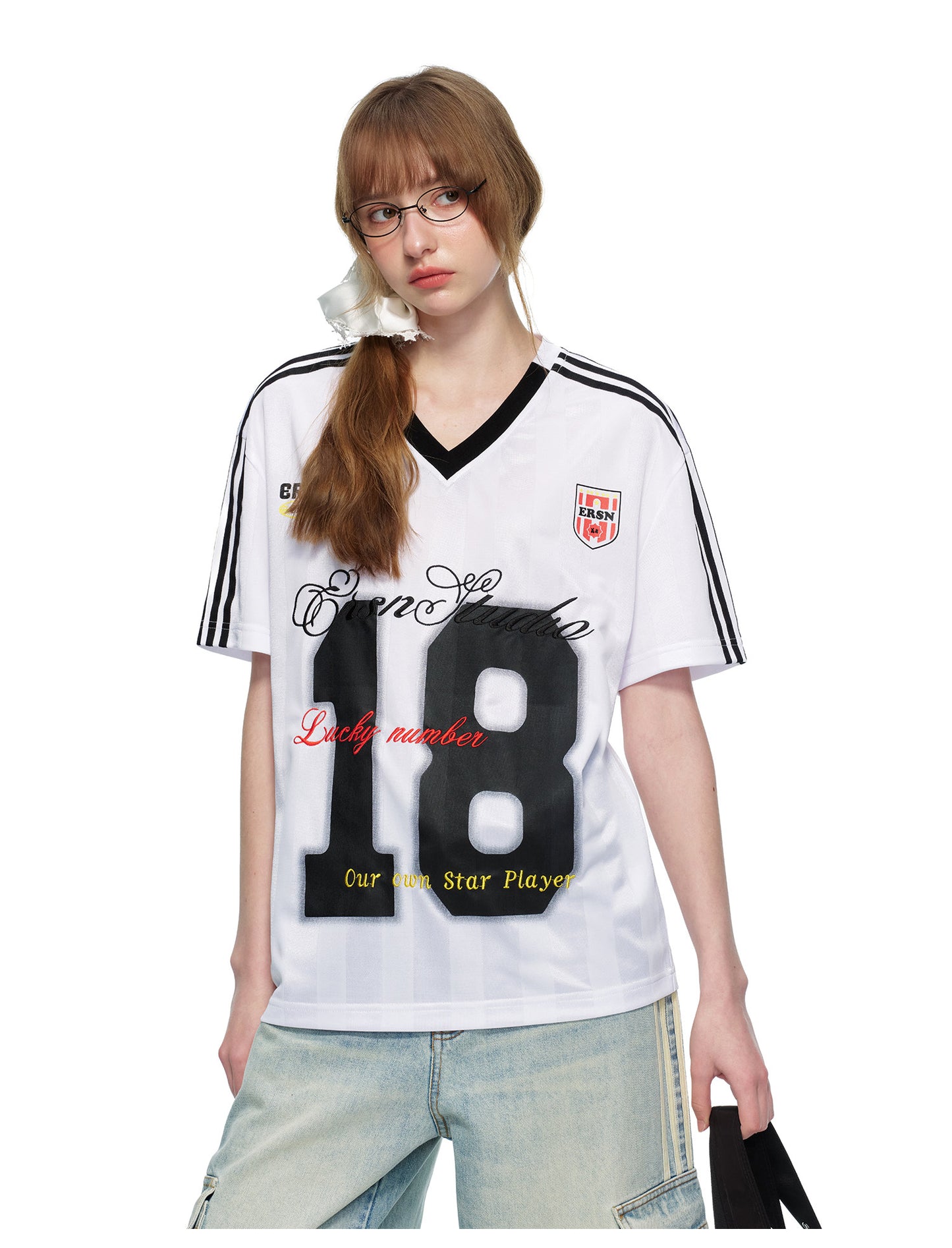 Lucky 18 Oversized Football Jersey