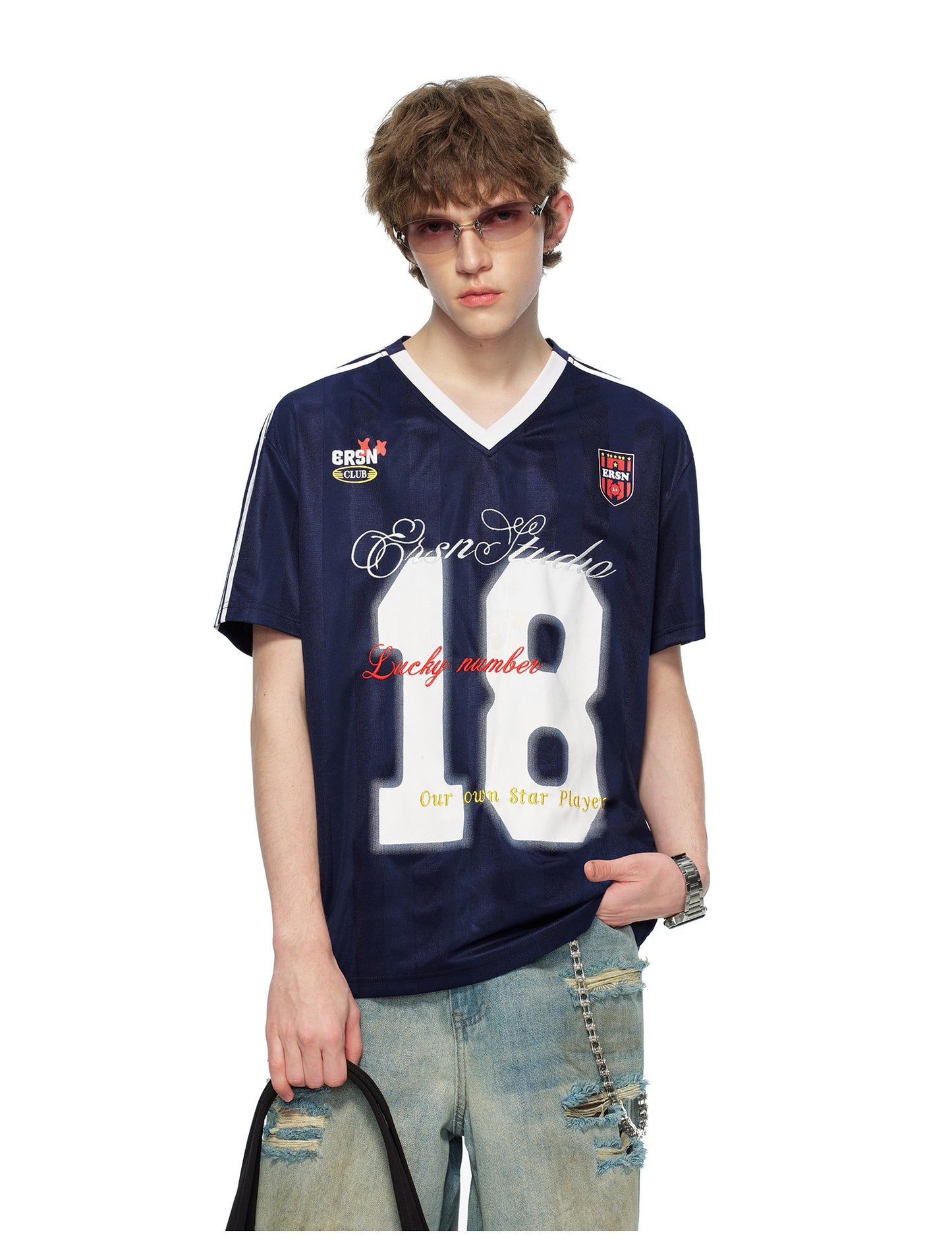 Lucky 18 Oversized Football Jersey