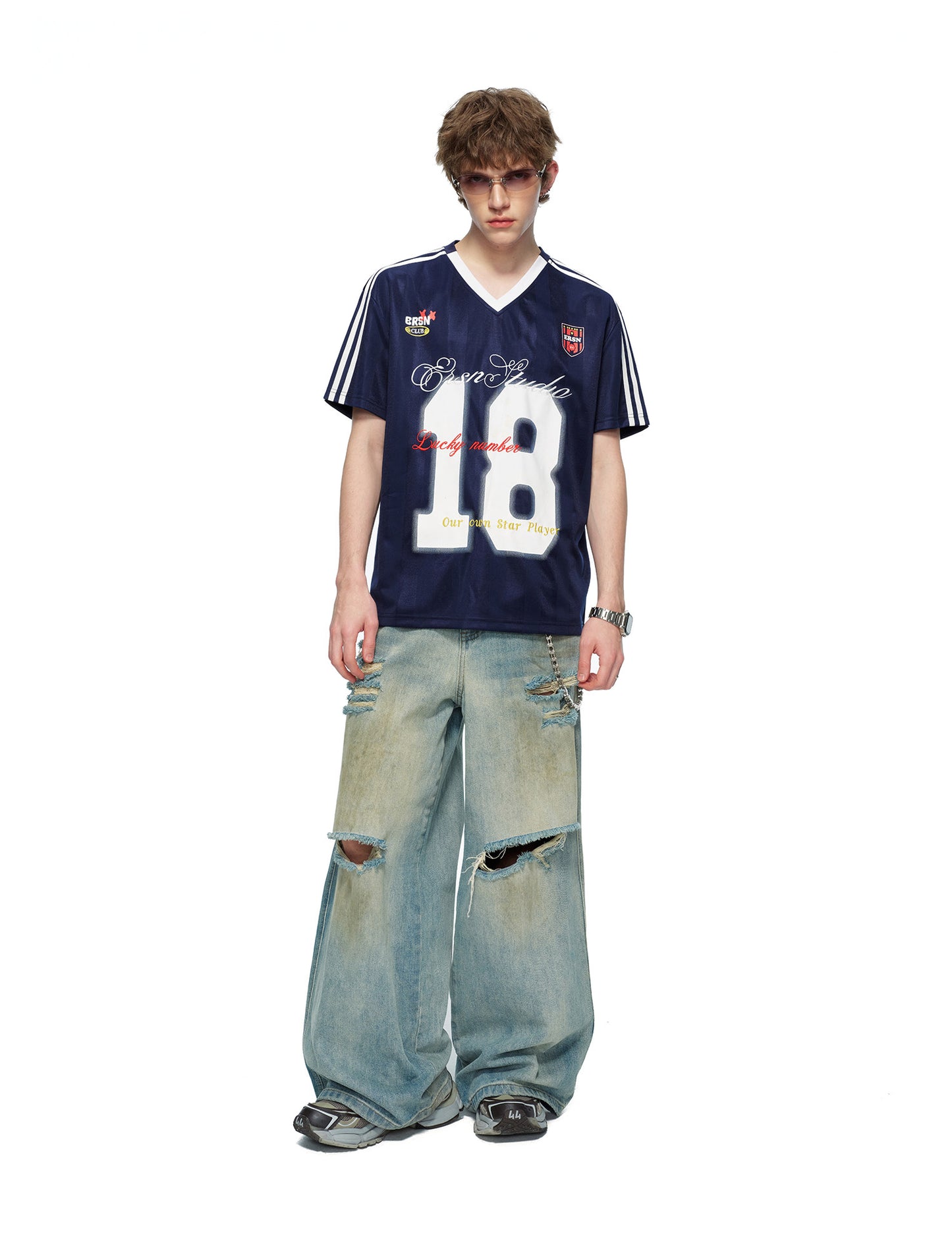 Lucky 18 Oversized Football Jersey