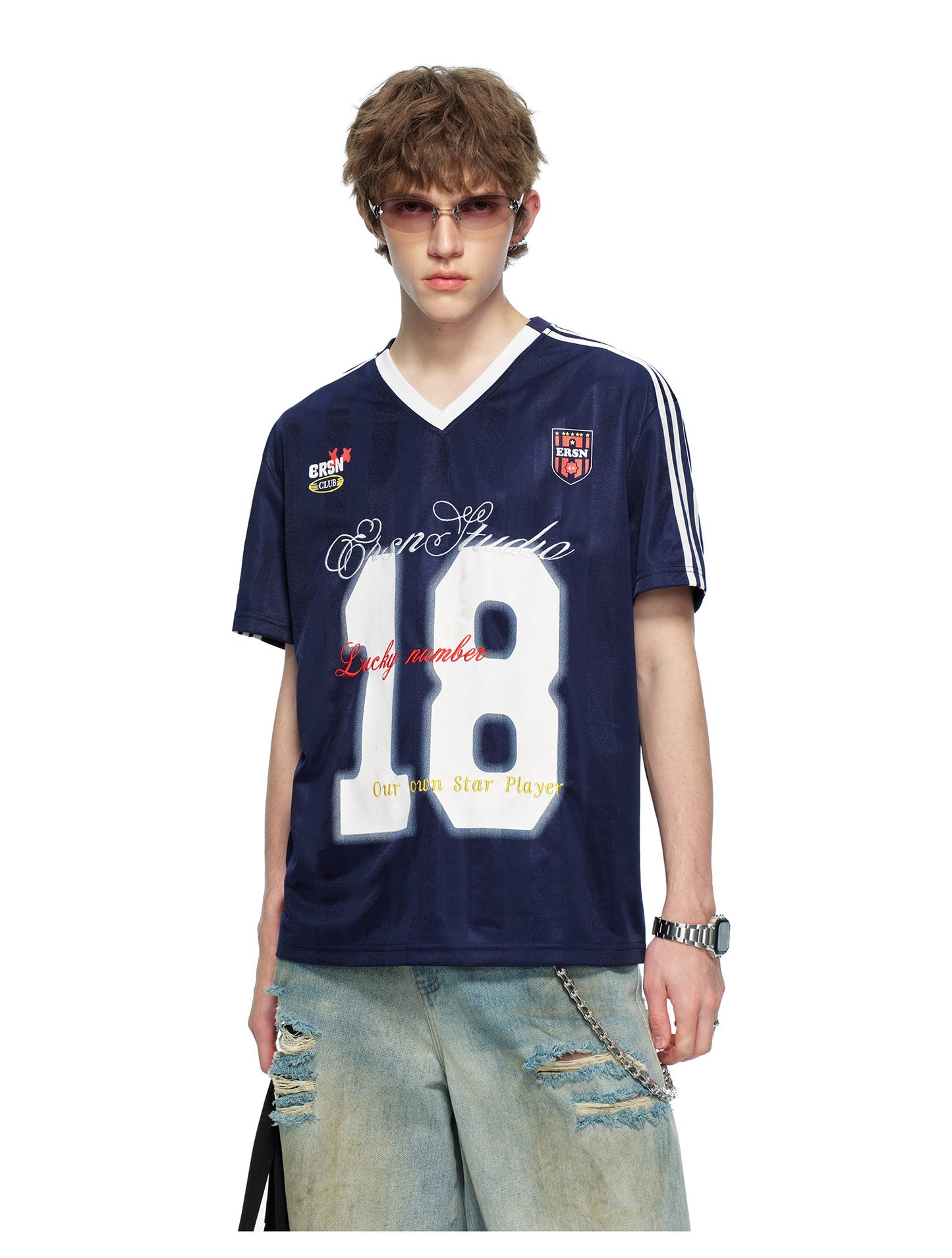 Lucky 18 Oversized Football Jersey