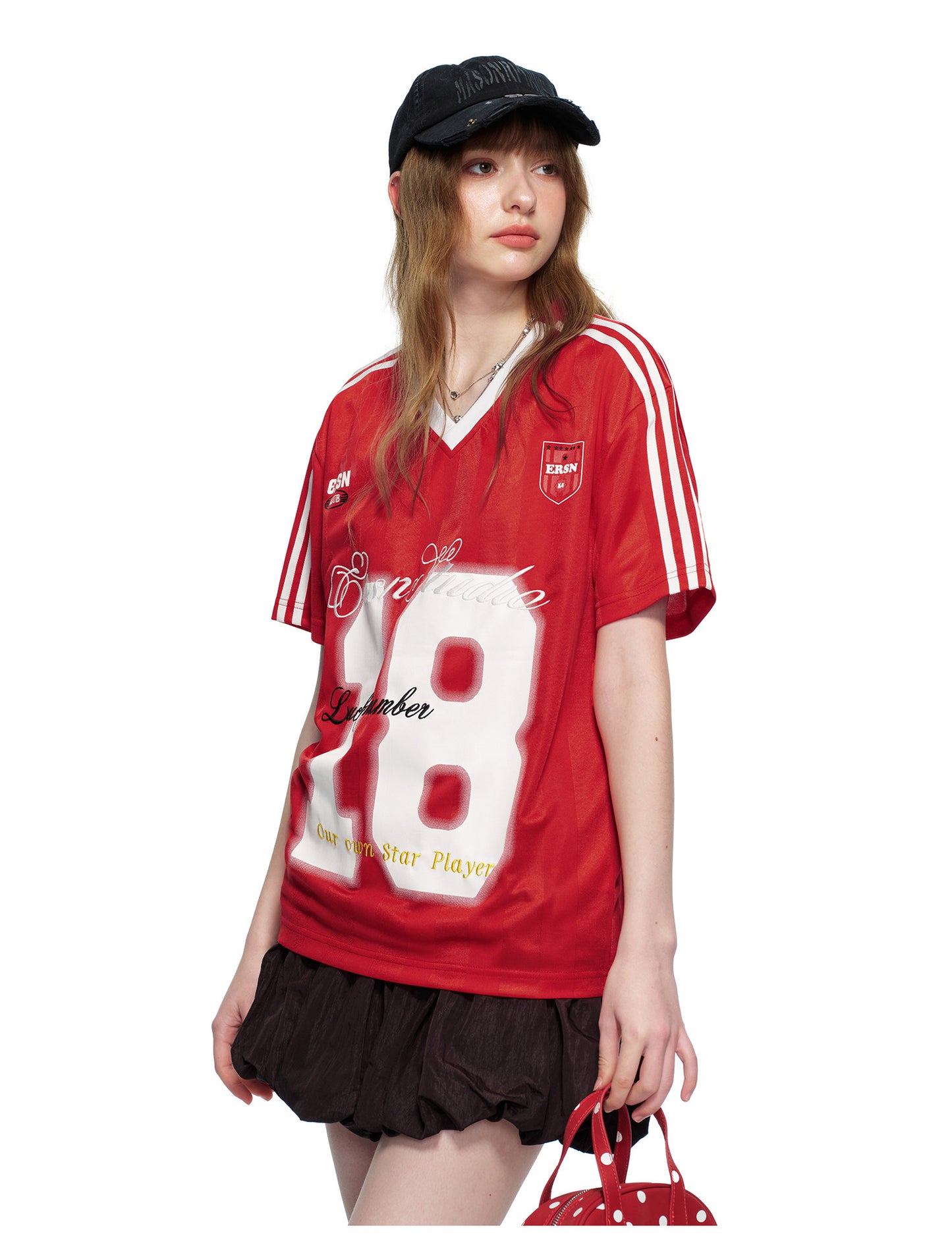 Lucky 18 Oversized Football Jersey