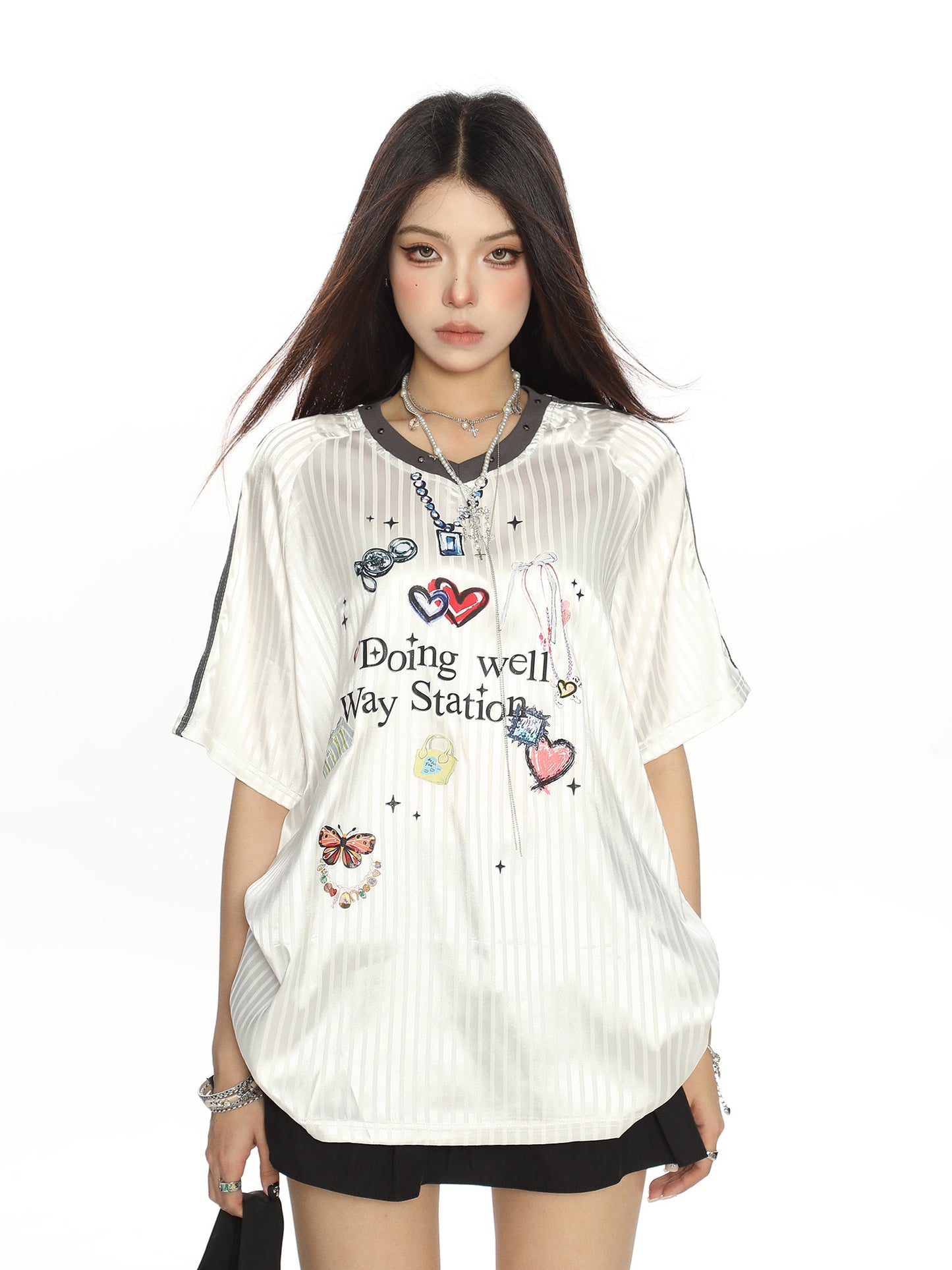 Doing Well Jersey Tee — Short Sleeve V-Neck